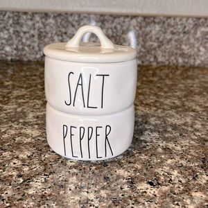 Rae Dunn by Magenta Salt & Pepper Stacker, never used